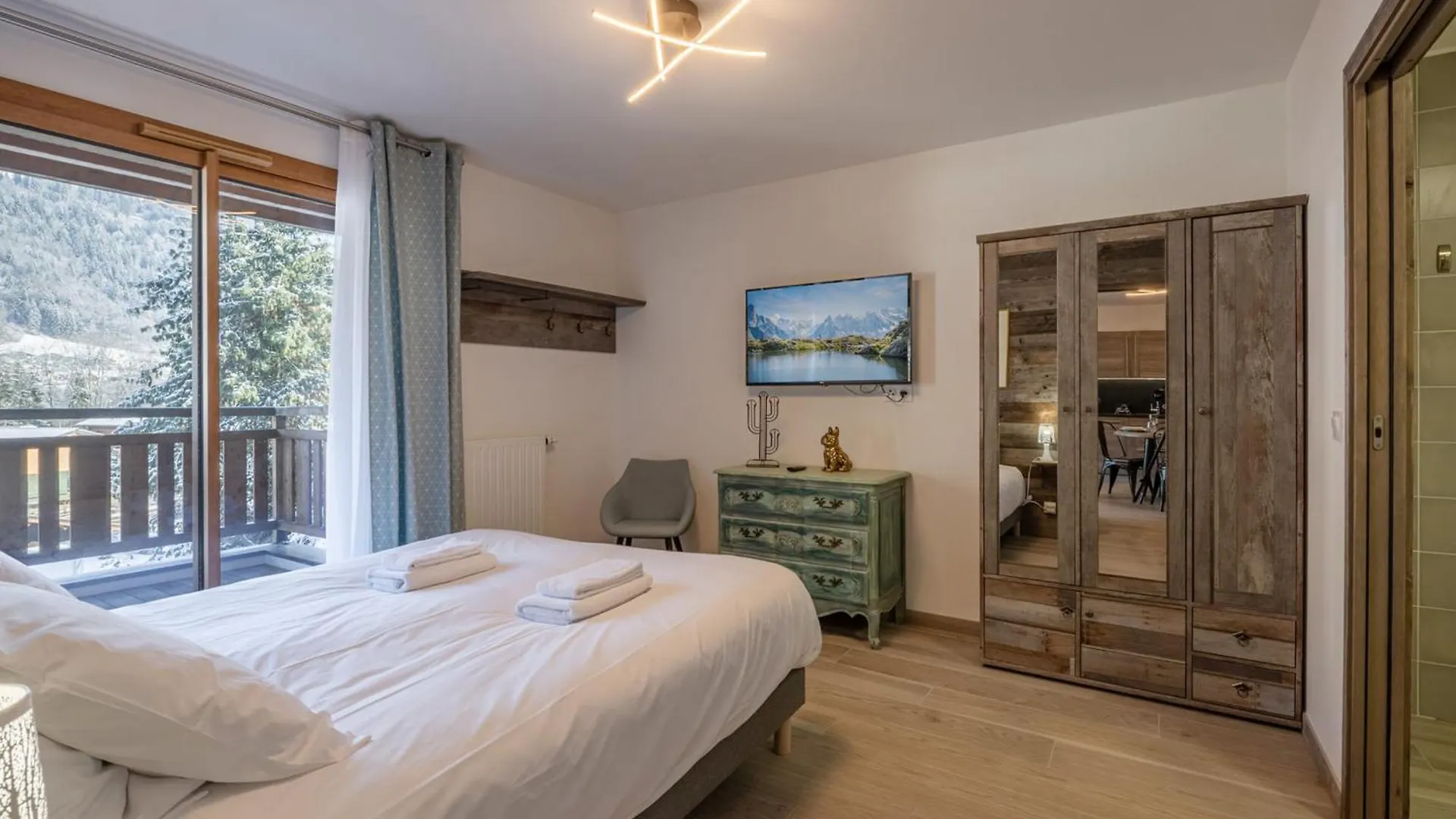 Appartement Neuf 3 Pieces Avec Parking Et Wi-Fi A Morzine - Fr-1-754-92 Apartment